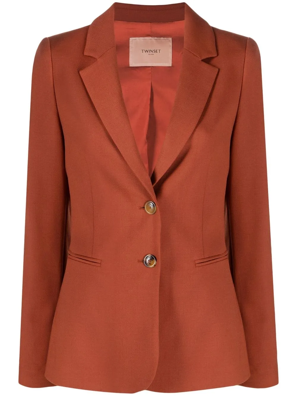 

TWINSET tailored single-breasted blazer - Brown