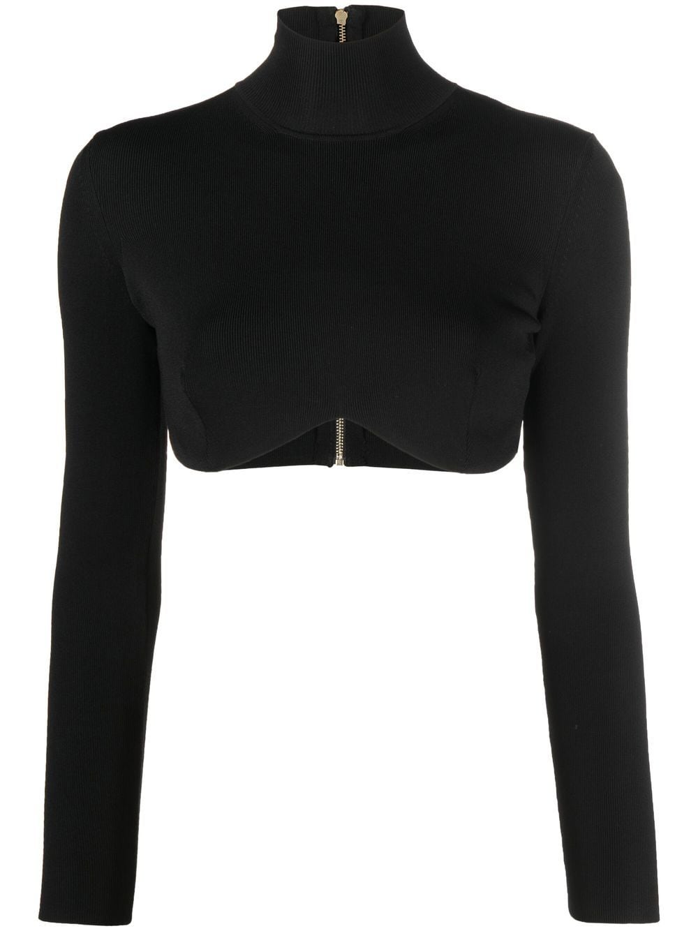 Elisabetta Franchi Cropped Knitted Top - Farfetch