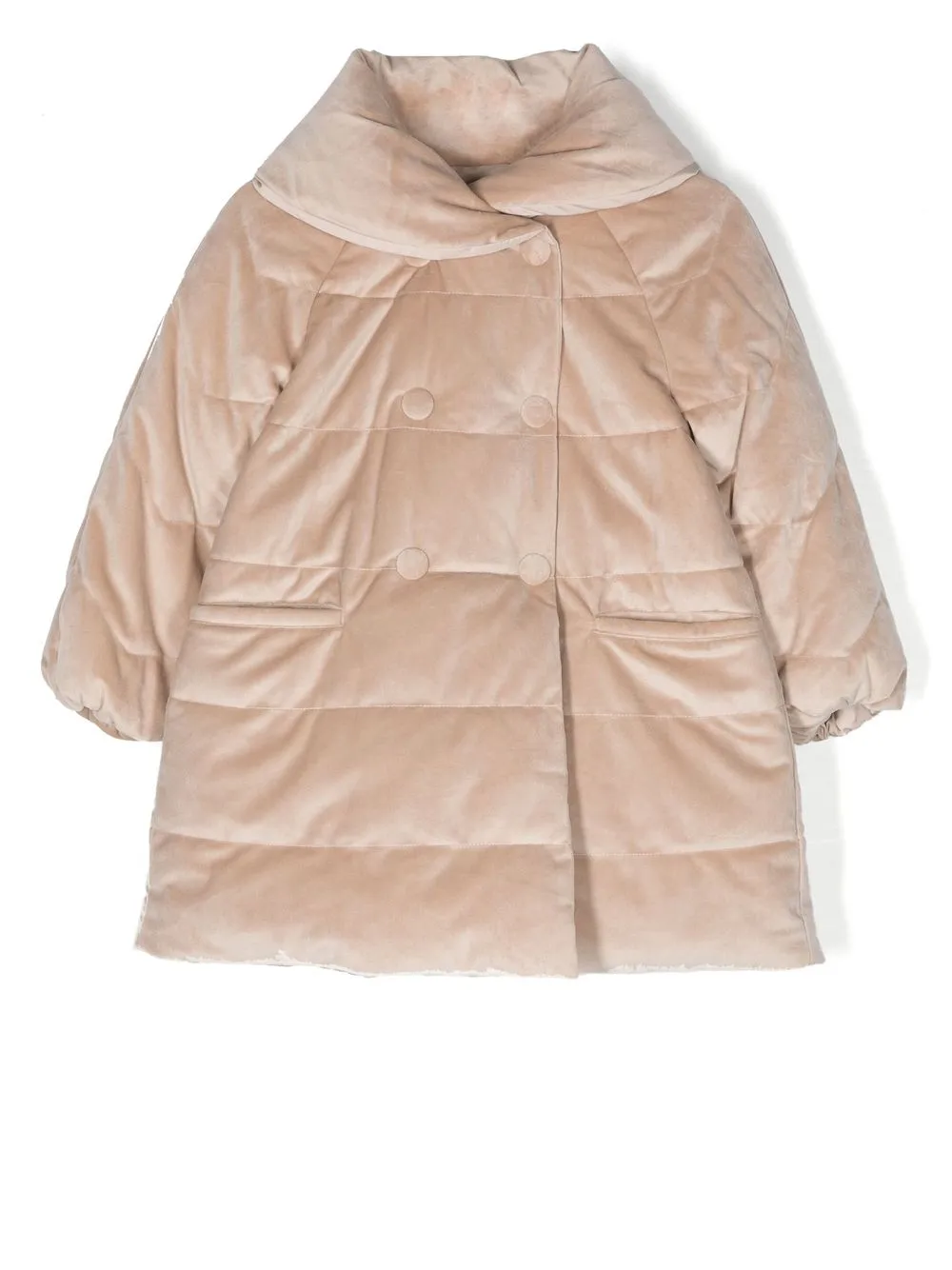 

Abel & Lula double-breasted padded coat - Neutrals