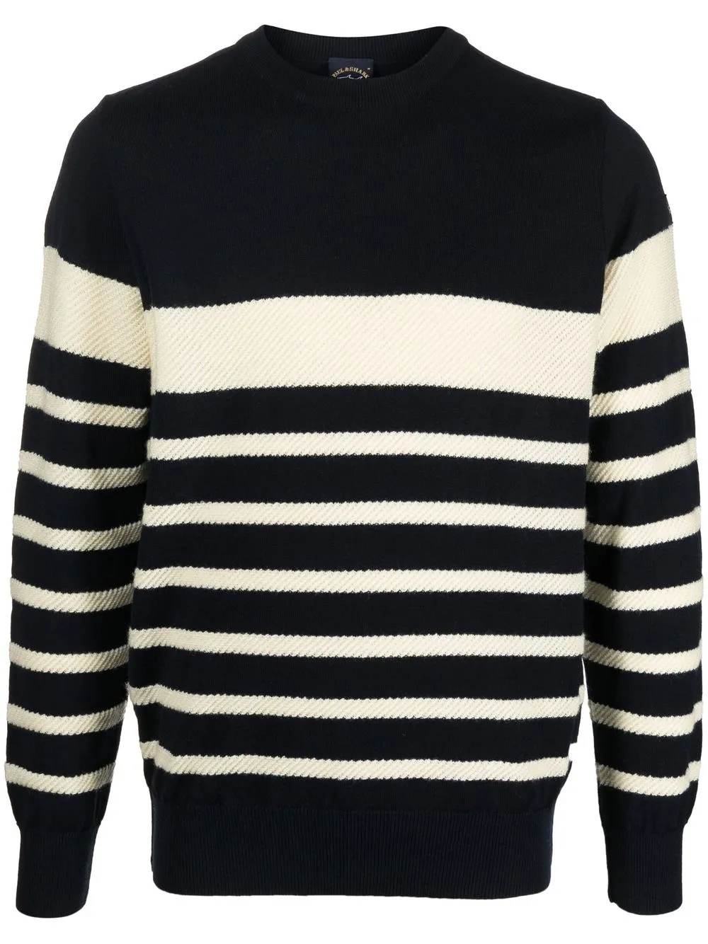 

Paul & Shark stripe-print jumper - Blue