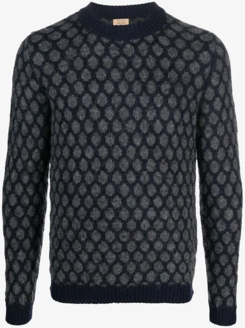 RAKKI crew-neck knitted jumper