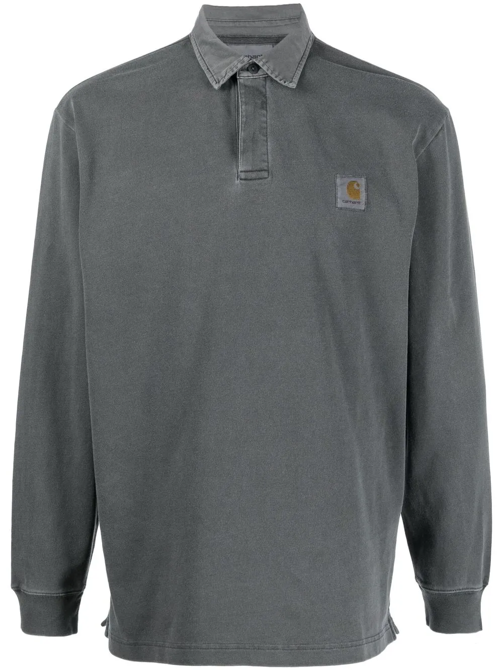 

Carhartt WIP playera tipo polo manga larga - Gris