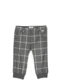 Il Gufo check-pattern trousers - Grey