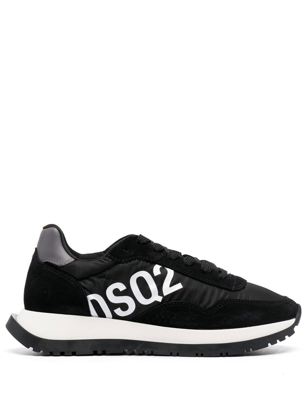 

Dsquared2 tenis bajos con logo estampado - Negro