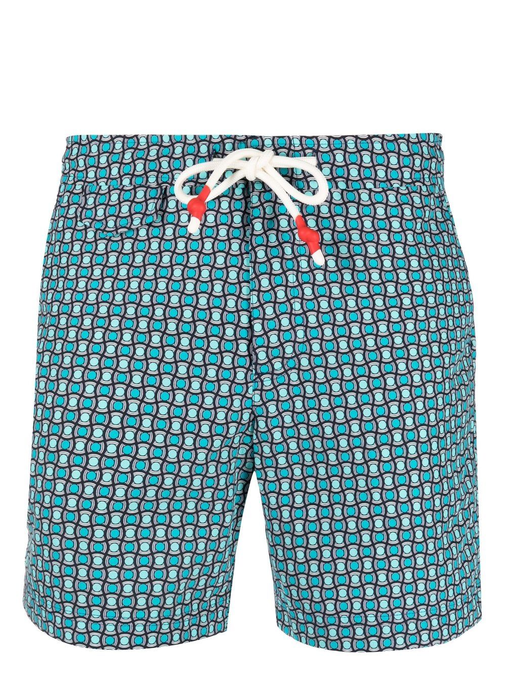 

Orlebar Brown graphic-print swim shorts - Blue