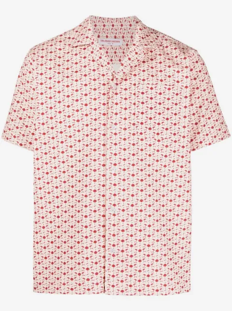 Orlebar Brown Camicia Marne Cord a coste