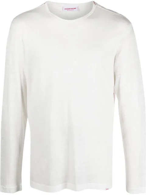 Orlebar Brown round-neck long-sleeve T-shirt 