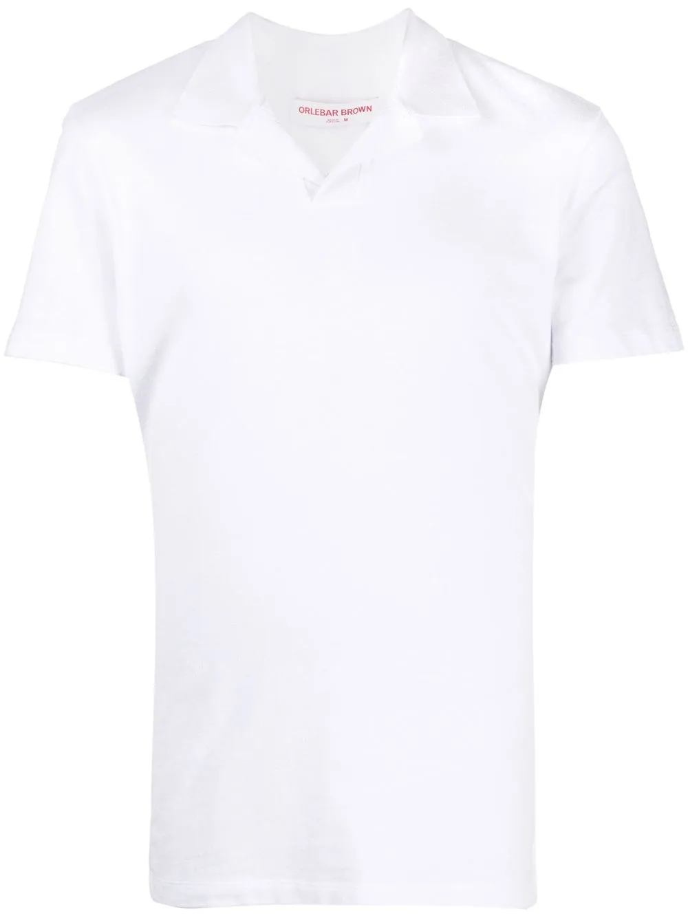 

Orlebar Brown playera tipo polo manga corta - Blanco