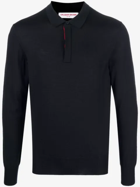 Orlebar Brown long-sleeve polo shirt