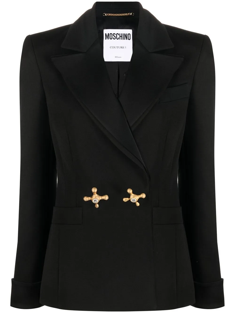 

Moschino blazer con doble botonadura - Negro