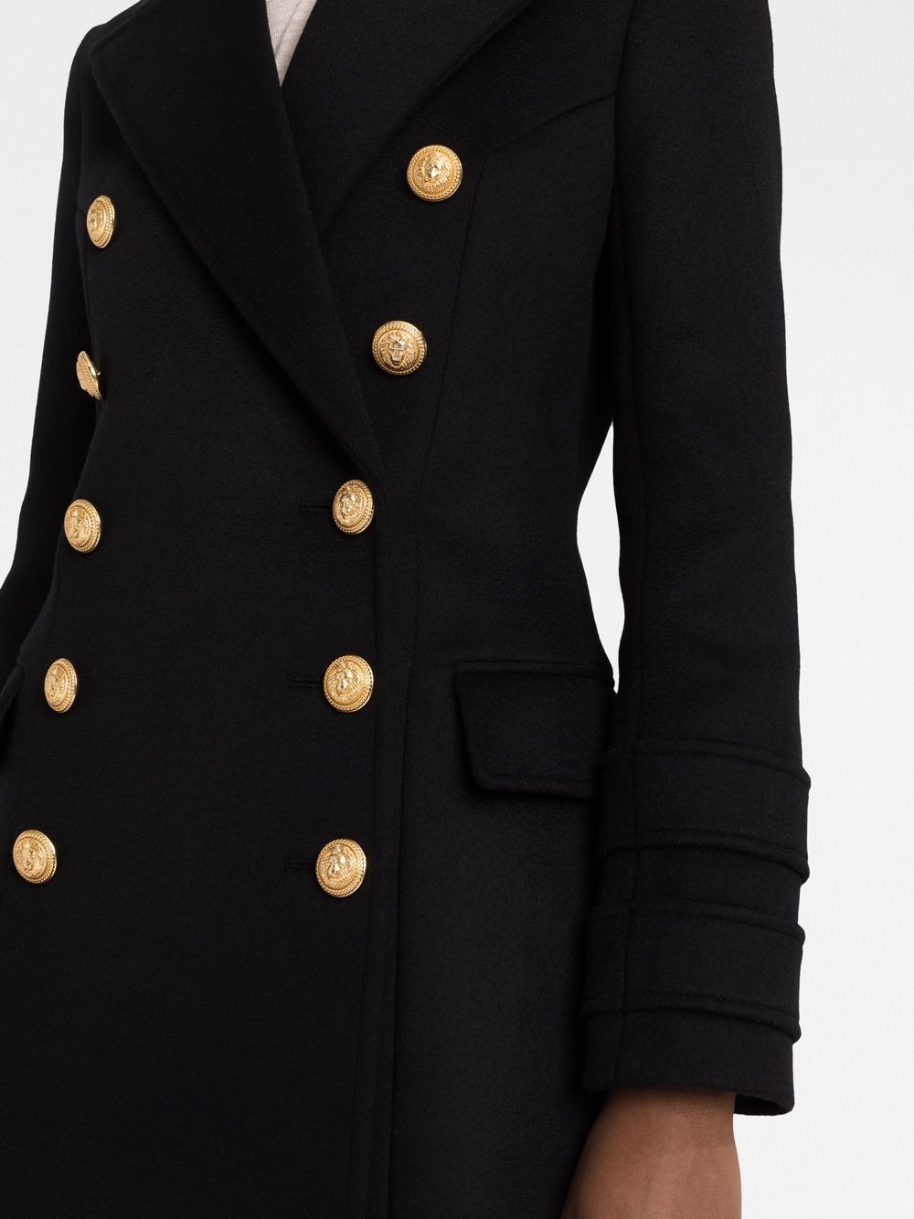 Balmain hot sale cashmere coat