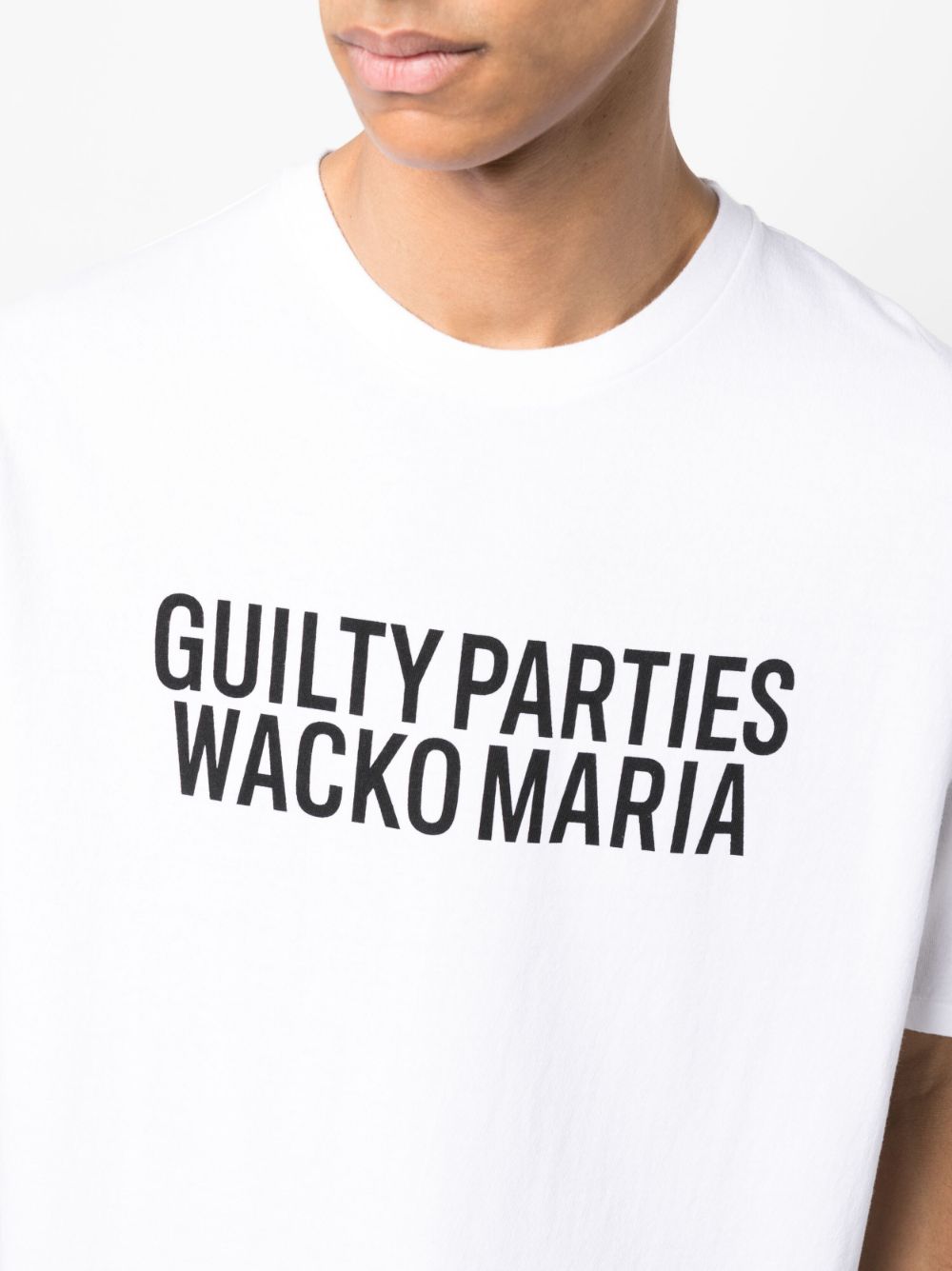 WACKO MARIA logo-print Cotton T-shirt - Farfetch