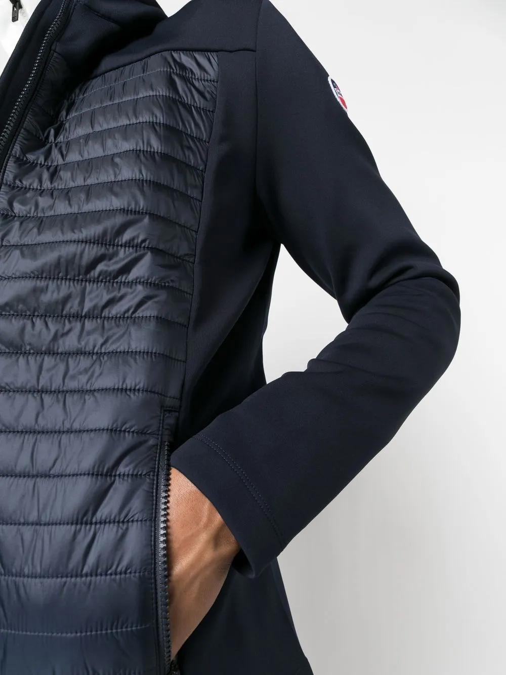 Fusalp Padded-panel Active Jacket In Blue