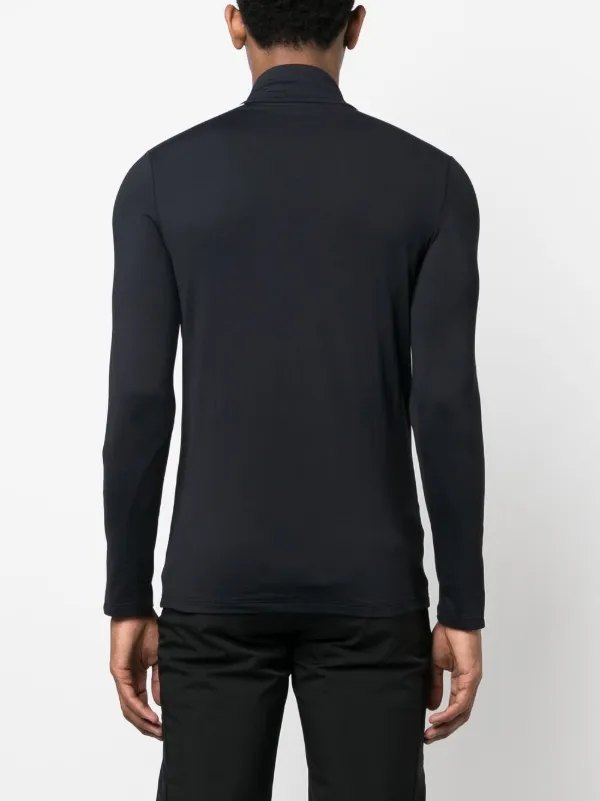 Fusalp ストライプパネル ハーフジップ トップ | ブラック | FARFETCH JP