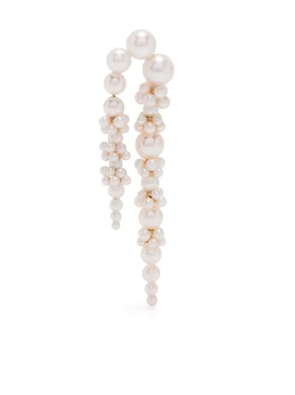 Sophie Bille Brahe Palais De Nuit パール ドロップピアス 18K 