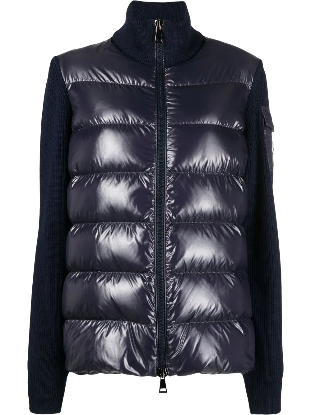 Moncler Panelled Puffer Jacket - Farfetch