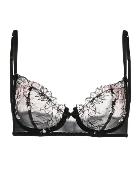 Gilda & Pearl lace silk bra