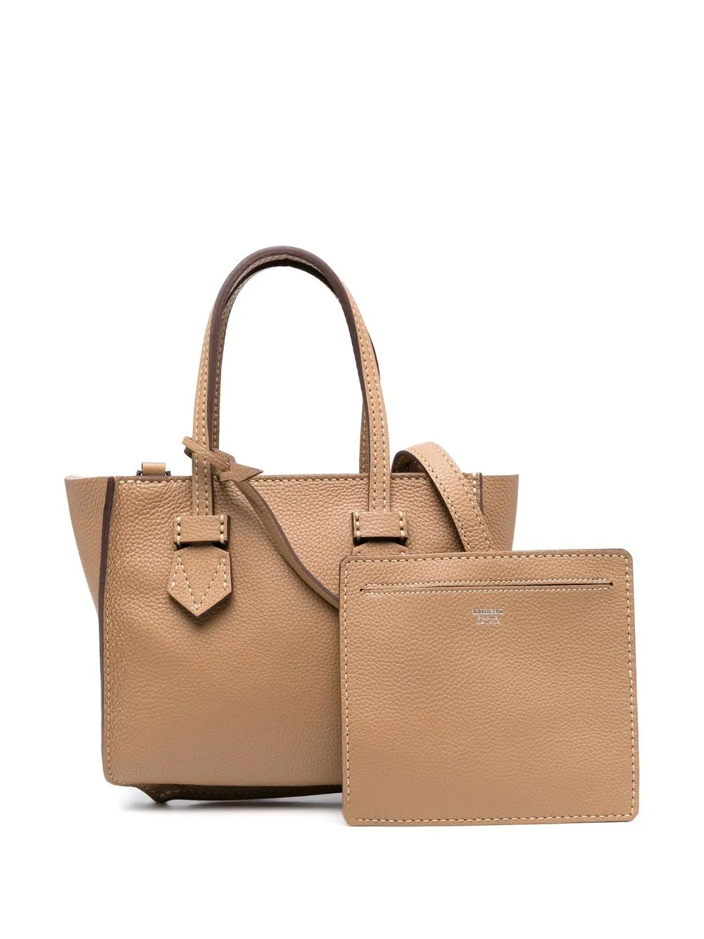 

Moreau pebble-texture leather tote bag - Neutrals