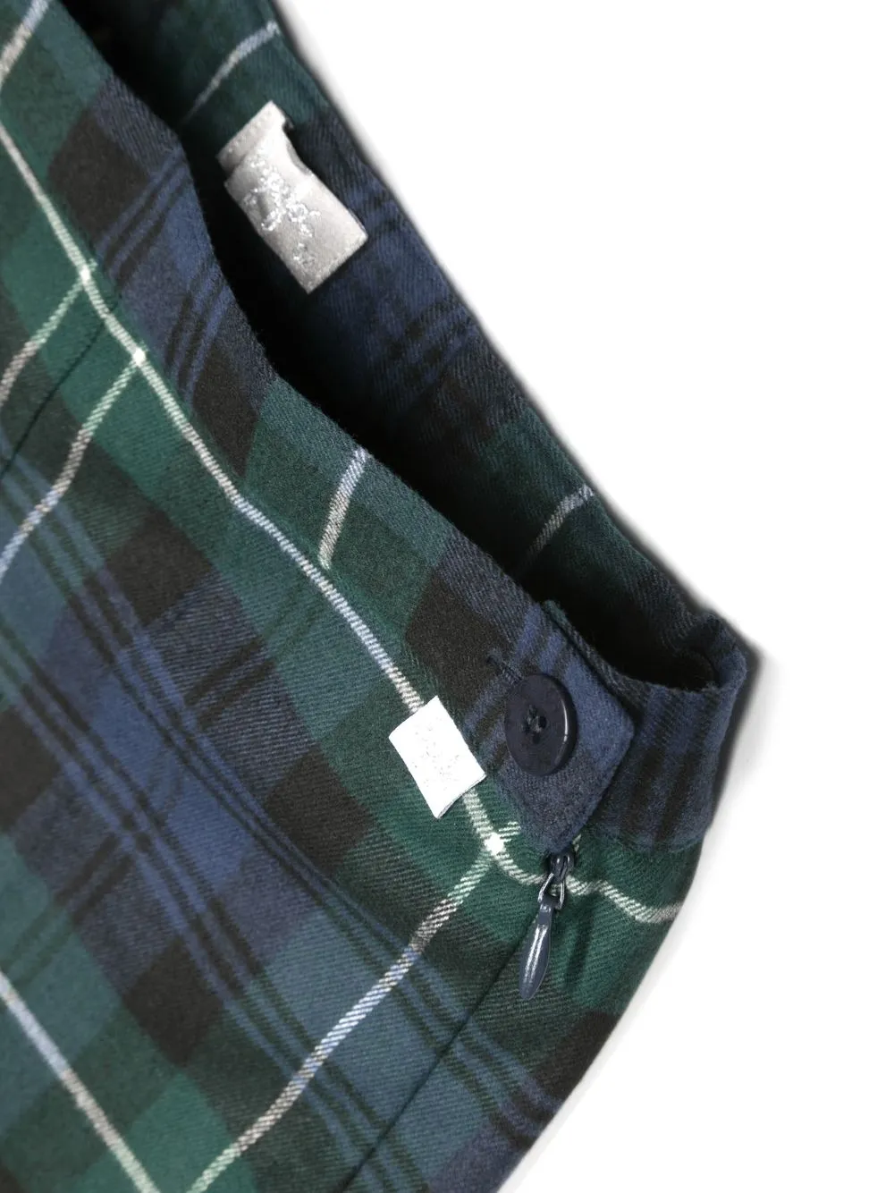 Tartan Straight-Leg Trousers