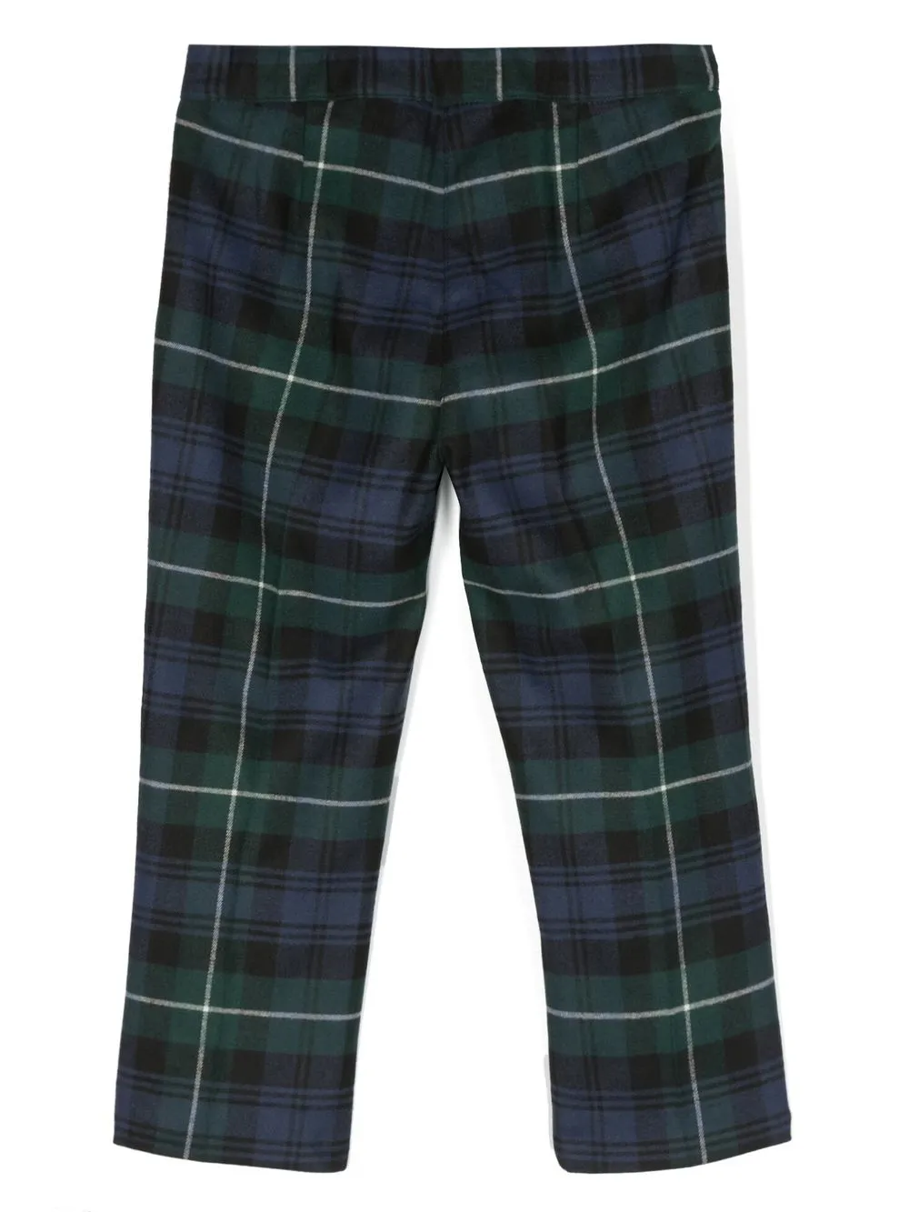 Il Gufo tartan straight-leg trousers | Girls Casual Trousers | Image 2