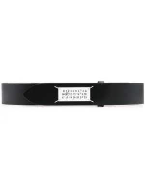 Maison Margiela square-buckle Leather Belt - Farfetch