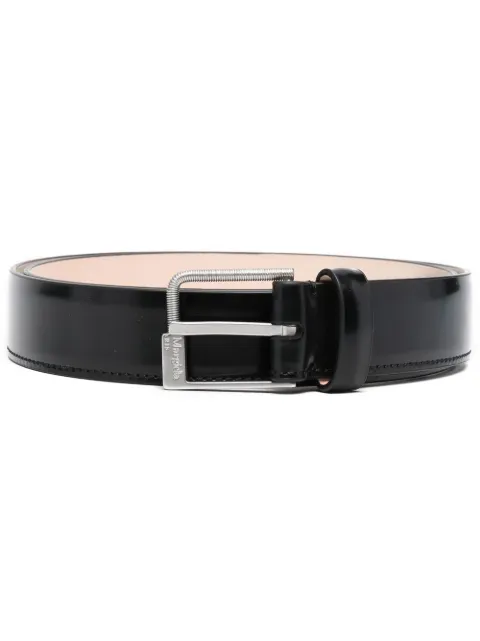 Maison Margiela engraved-logo buckle belt