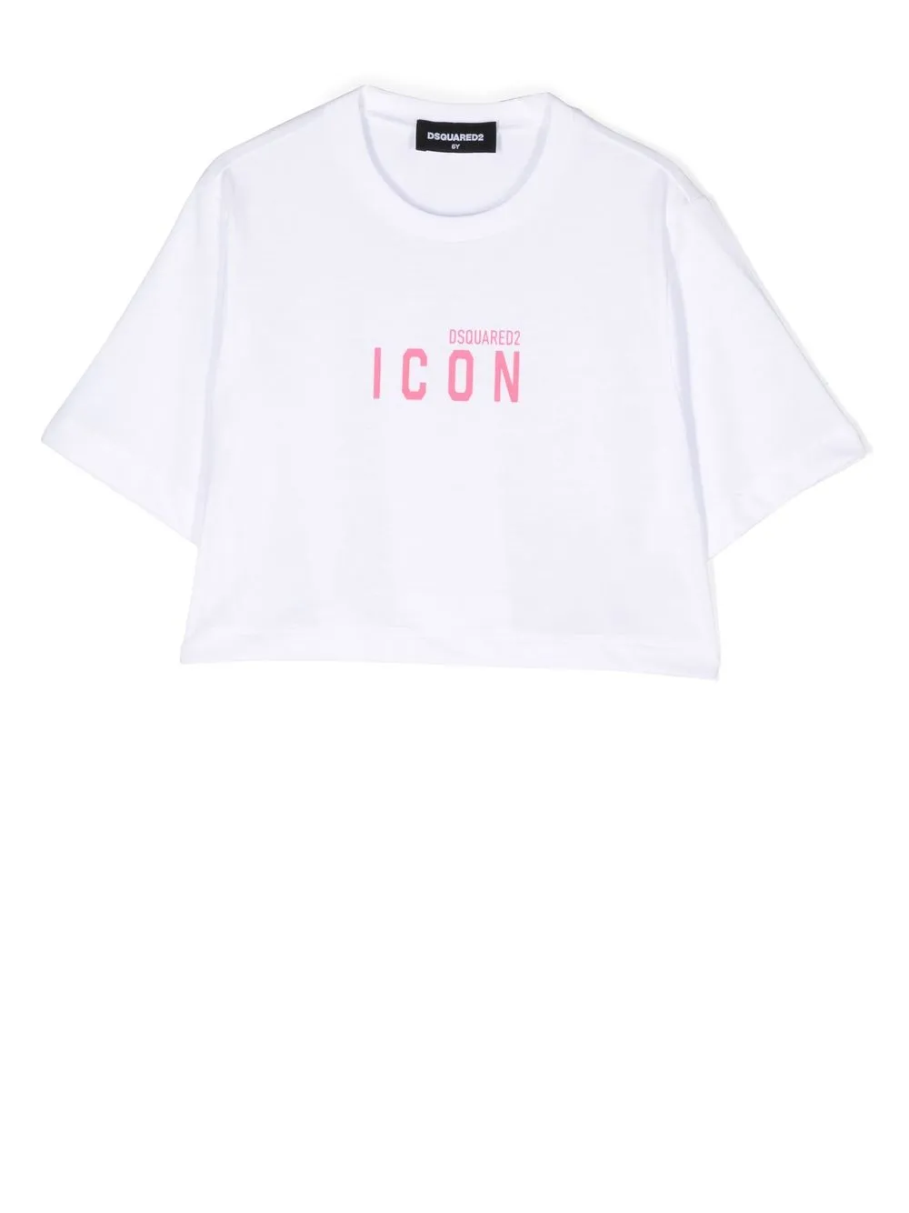 

Dsquared2 Kids playera corta con logo estampado - Blanco