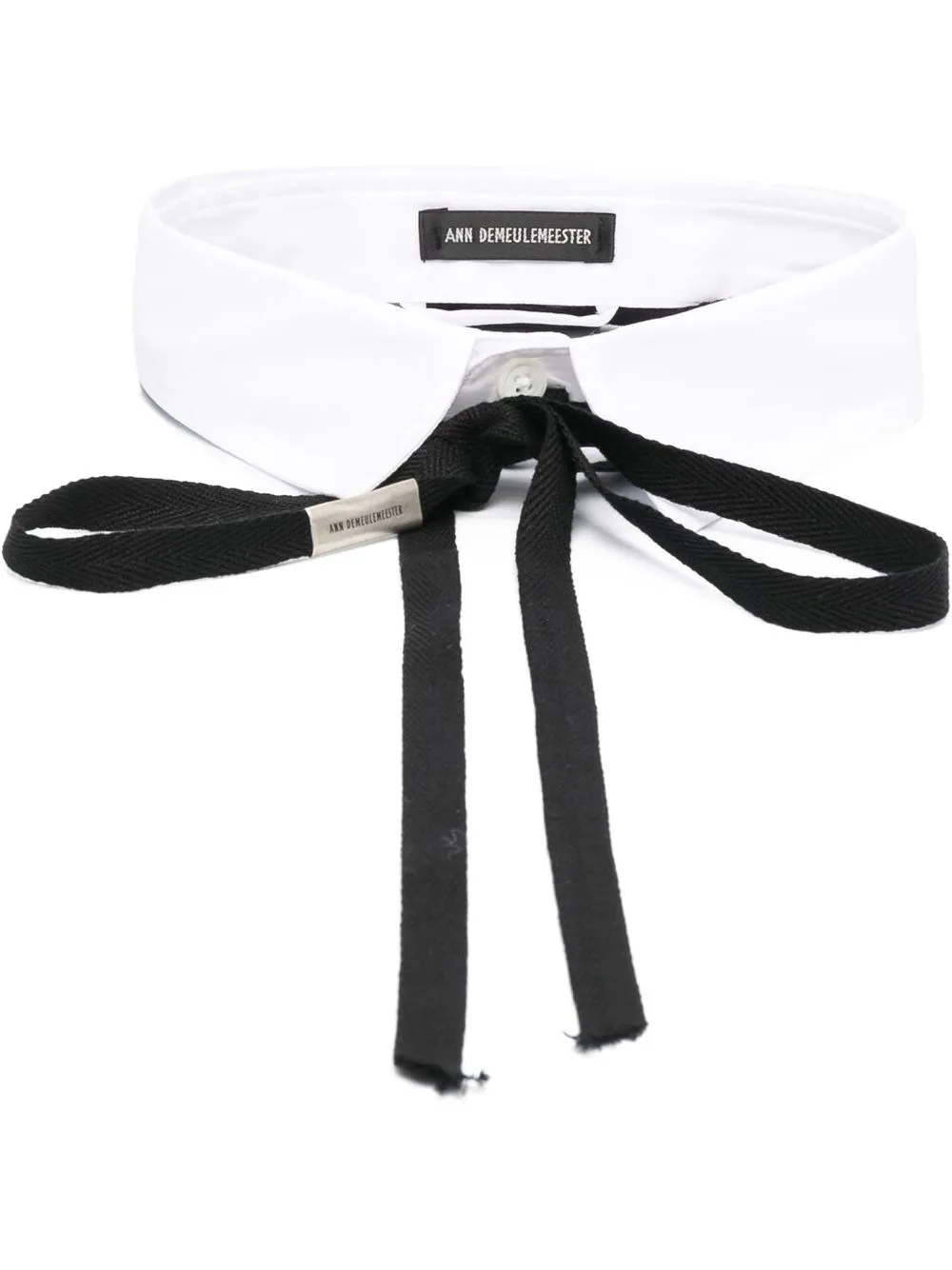 

Ann Demeulemeester bead-detail collar - White