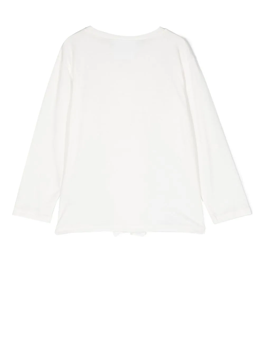 

Douuod Kids ruffle-detail long sleeve T-shirt - Neutrals