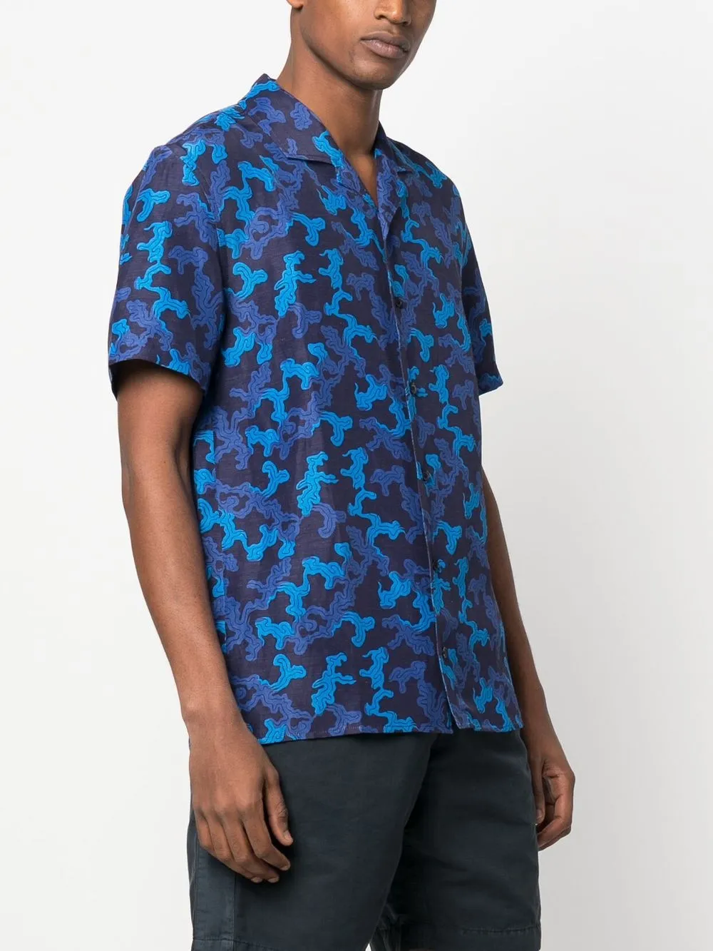  Orlebar Brown Hibbert Hemd   Blau 
