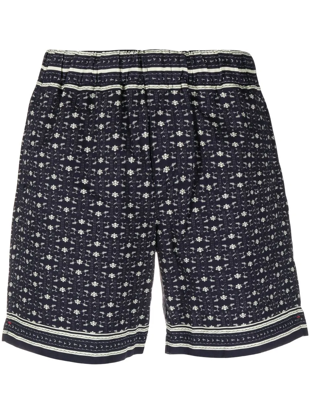 

Orlebar Brown bermudas con estampado de flores - Azul