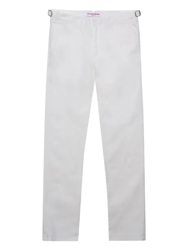 Orlebar Brown Mid-rise Straight-leg Trousers in White