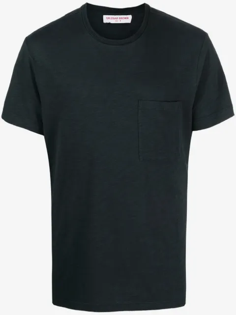 Orlebar Brown playera manga corta con cuello redondo