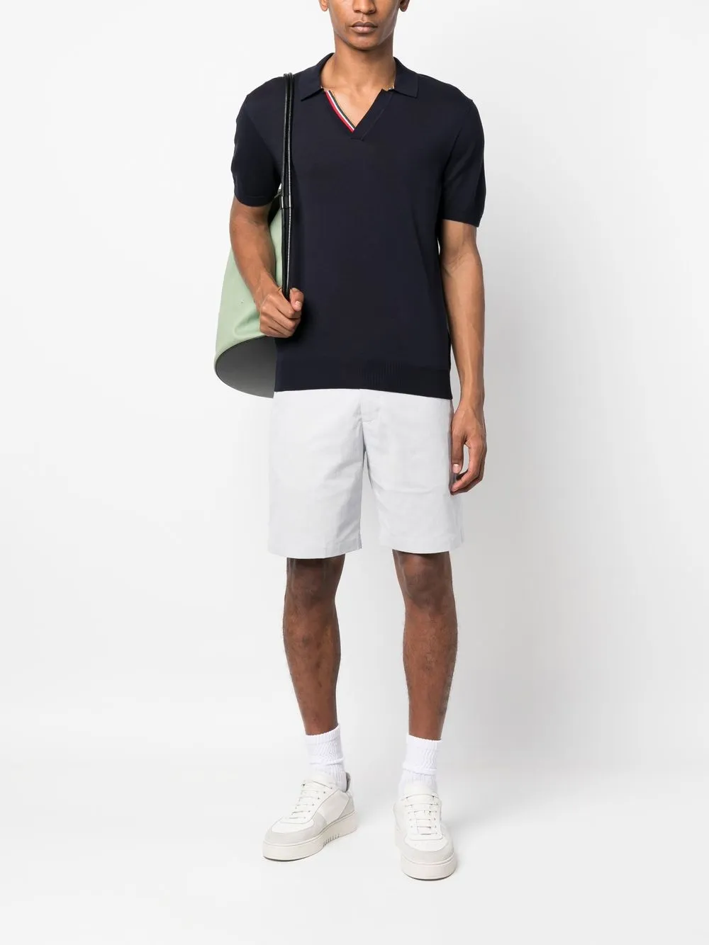 orlebarbrown Orlebar Brown Poloshirt met V-hals - Blauw