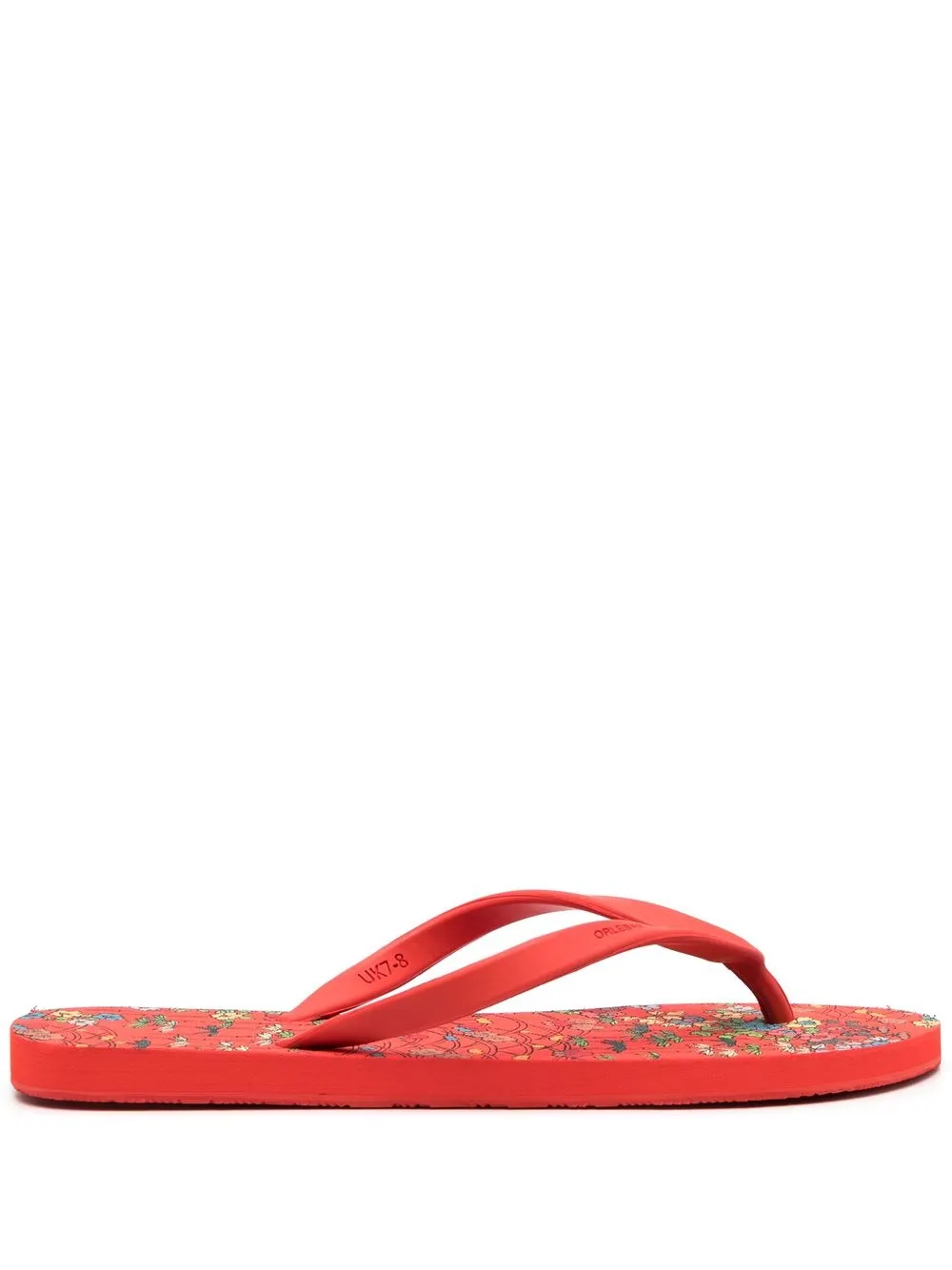 

Orlebar Brown Haston Solo Fantasy flip flops - Red