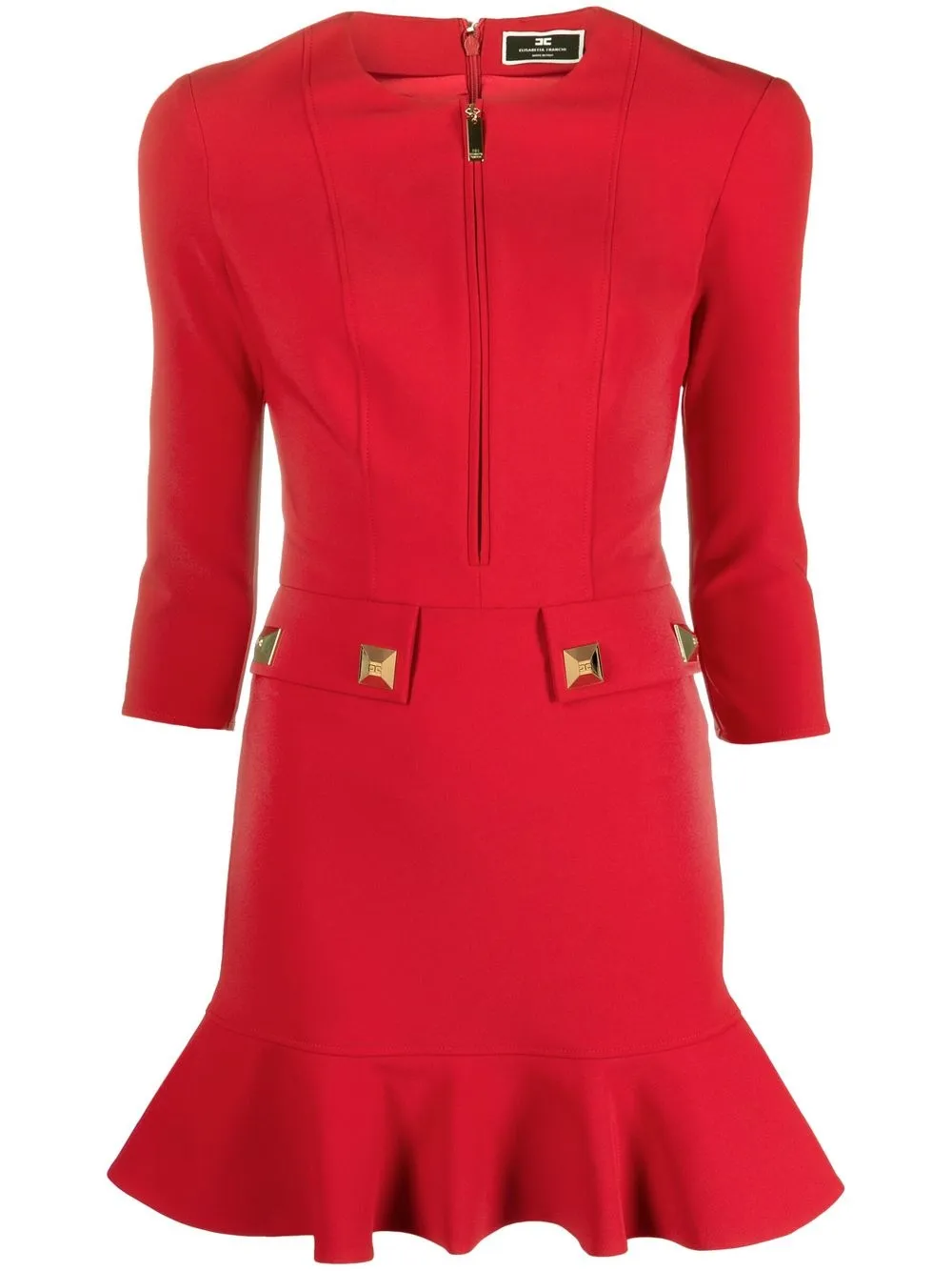 

Elisabetta Franchi stud-embellished mini dress - Red
