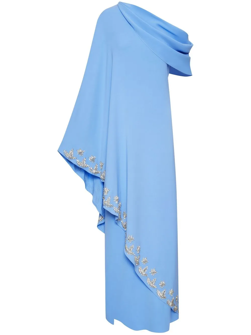 

Oscar de la Renta one-shoulder drape-design dress - Blue