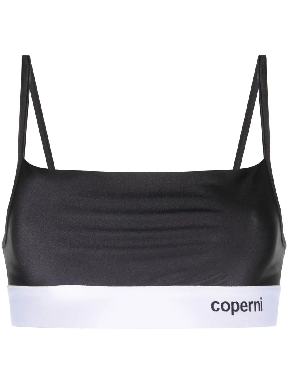 

Coperni bra deportivo con logo estampado - Negro