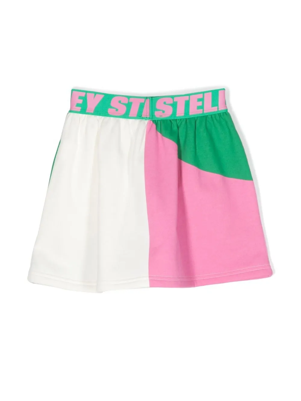 Stella McCartney Kids Rok met vlakken - Groen