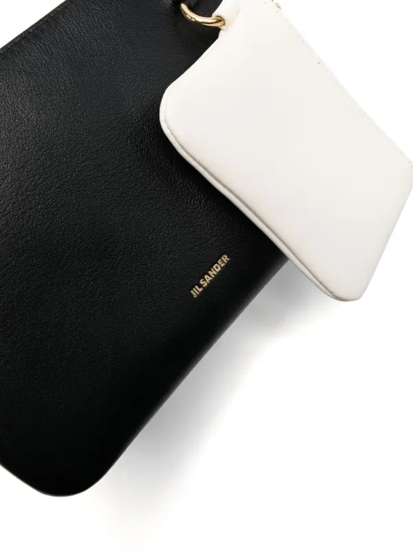 Jil Sander ナッパレザーバッグ | ブラック | FARFETCH JP