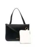 Jil Sander nappa-leather logo-print bag - Black