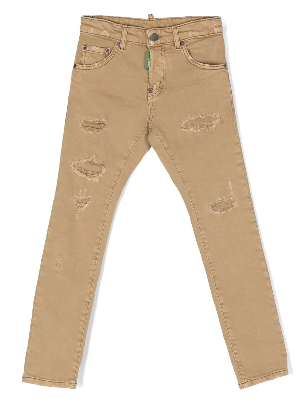 

Dsquared2 Kids pantalones con efecto envejecido - Neutro