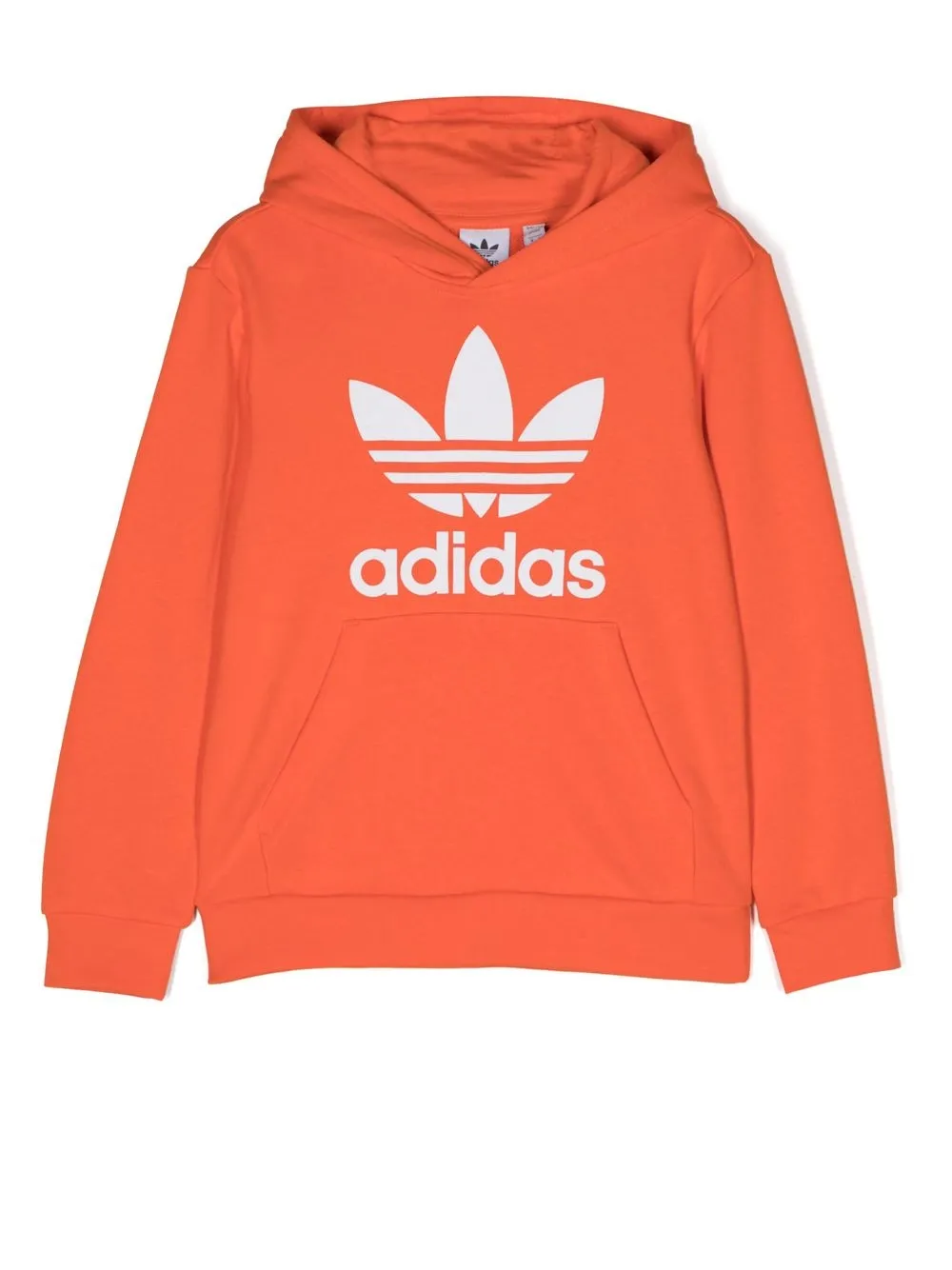 

adidas Kids hoodie de tejido jersey logo estampado - Naranja