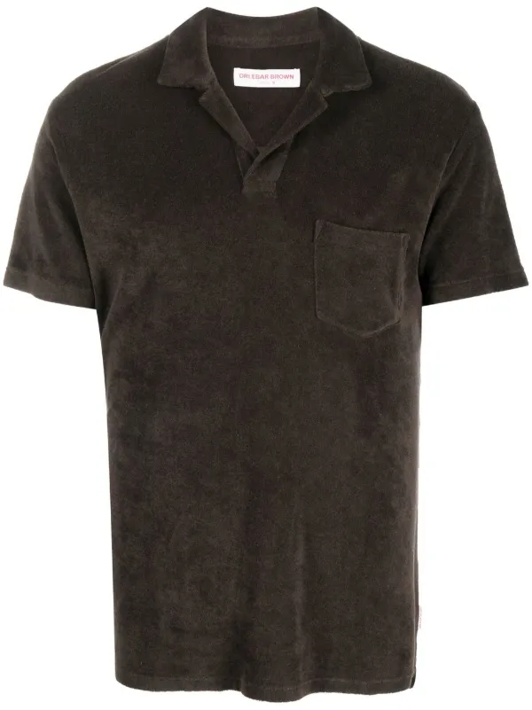 Orlebar Brown Terry short sleeve Polo Shirt Farfetch