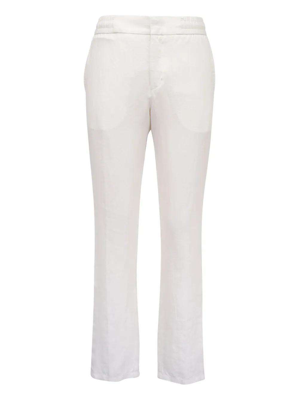 Orlebar Brown straight-leg cotton-linen trousers | White | Image 1