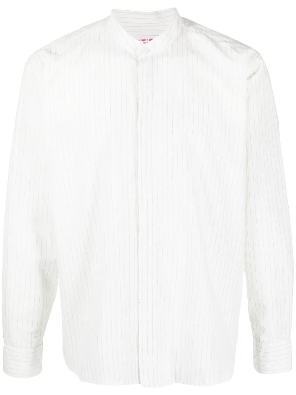 

Orlebar Brown collarless button-front shirt - White