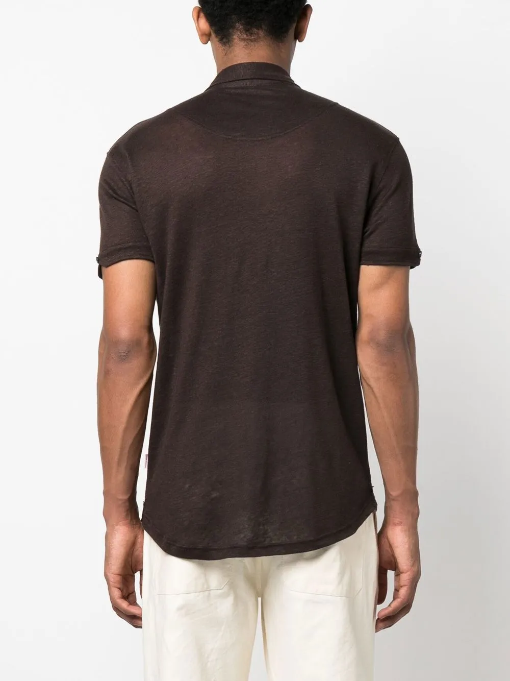 Orlebar Brown Poloshirt Bruin