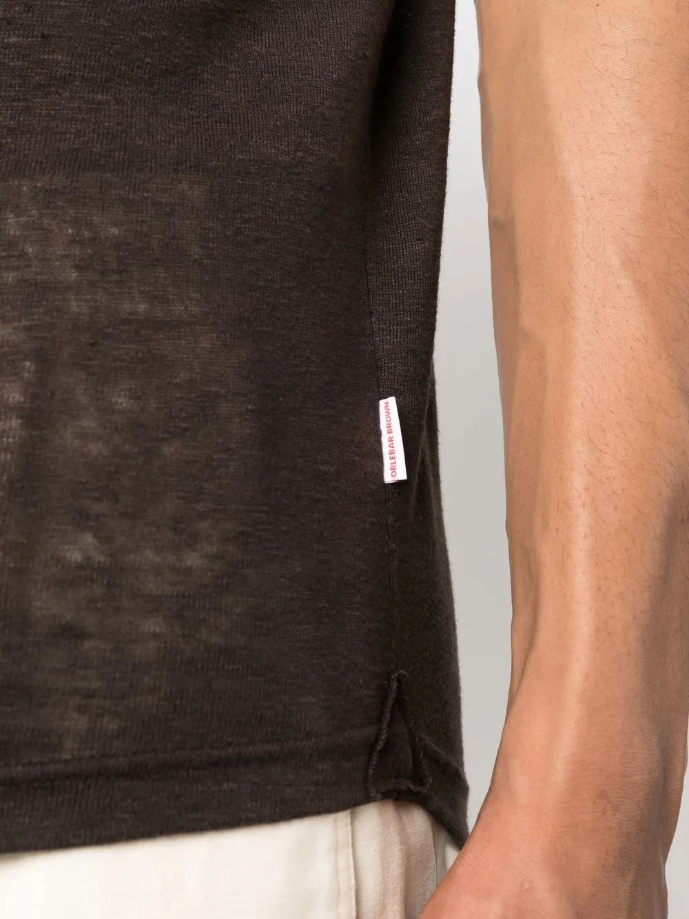 Orlebar Brown Poloshirt Bruin