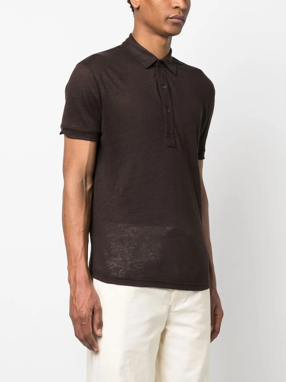 Orlebar Brown Poloshirt Bruin