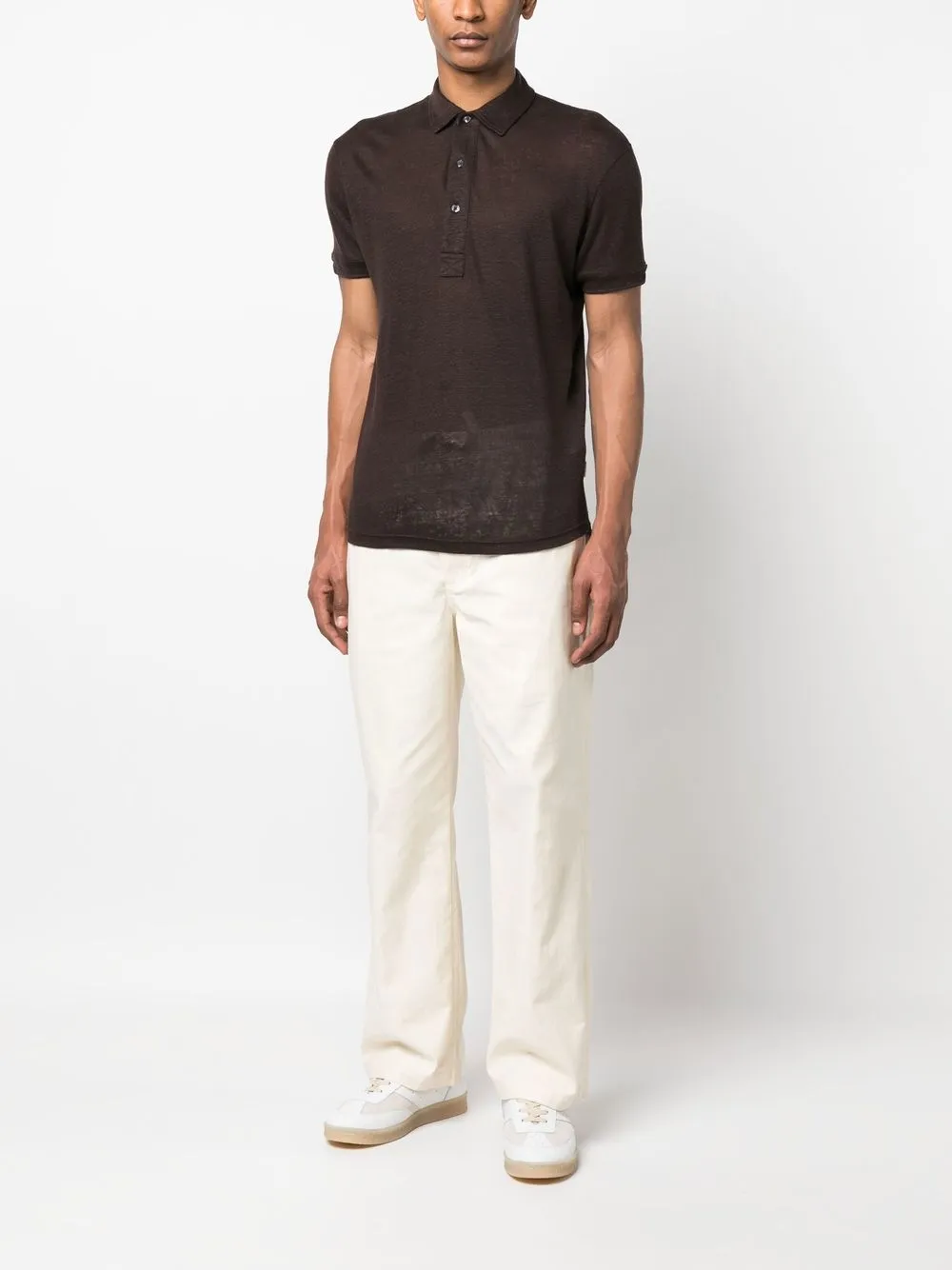 Orlebar Brown Poloshirt Bruin